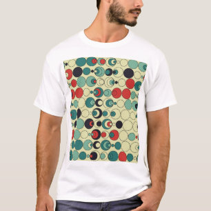 T-shirt Conception de motif géométrique abstrait sans cout