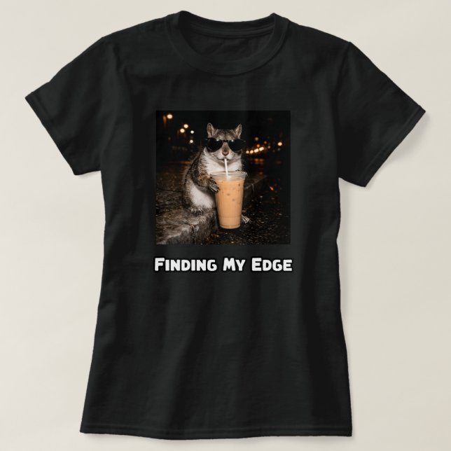 T-shirt Conception de motivation pour café Trouver mon ava (Design devant)