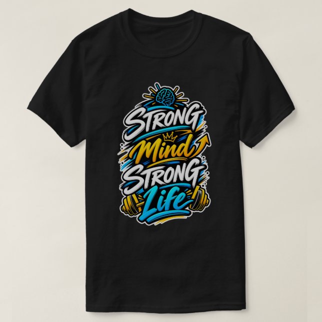 T-shirt Conception de motivation pour la forme physique d' (Design devant)