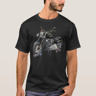 T-shirt Conception de moto H.D