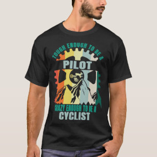 T-shirt Conception de moto pilote