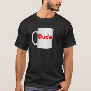 T-shirt Conception de mug mec - Vêtements de tasse à café
