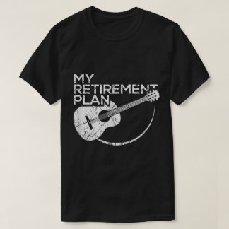 T-shirt Conception de musique de guitare pour mon plan de 