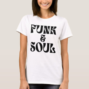 T-shirt conception de musique funk et soul