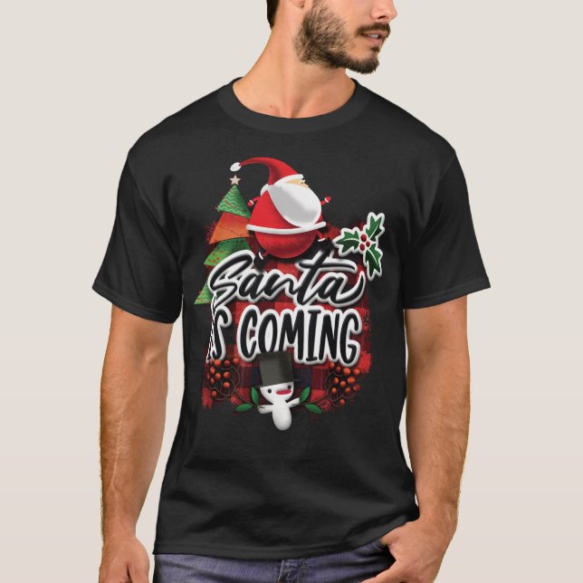 T-shirt Conception de Noël, Conception de Noël. (Devant)