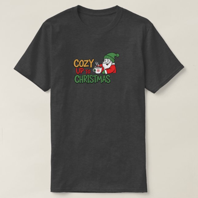 T-shirt Conception de Noël Cosy (Design devant)