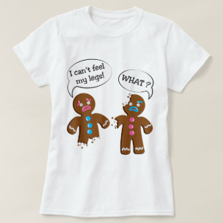 T-shirt Conception de Noël de biscuit de pain d'épice drôl