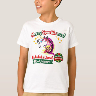 T-shirt Conception de Noël Licorne