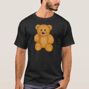 T-shirt Conception de nounours de bande dessinée