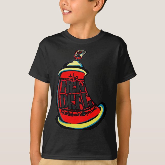 T-shirt Conception de nouveau skateboard à aérosol (Devant)