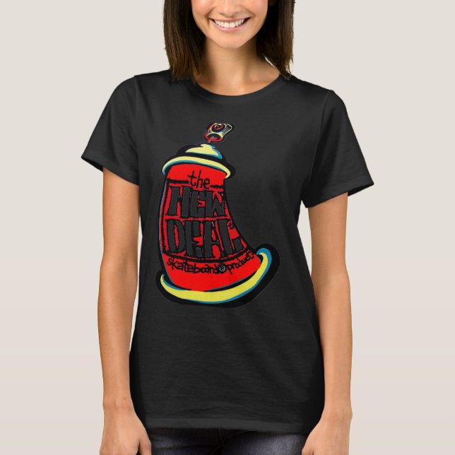 T-shirt Conception de nouveau skateboard à aérosol (Devant)