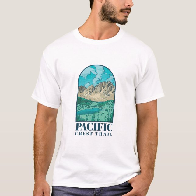 T-shirt Conception de Pacific Crest Trail (Devant)