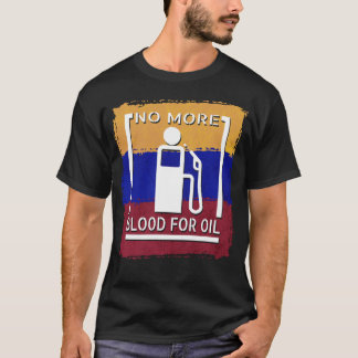 T-shirt Conception de paix chrétienne Plus de sang pour le