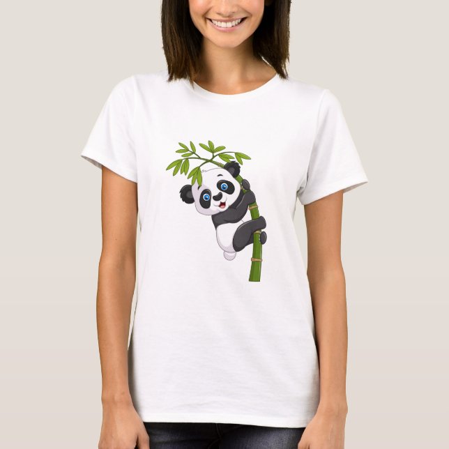 T-shirt Conception de panda (Devant)