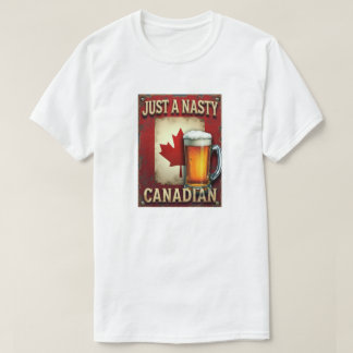 T-shirt Conception de panneau de bière de style antique