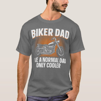 T-shirt Conception de papa de moto drôle pour les hommes g