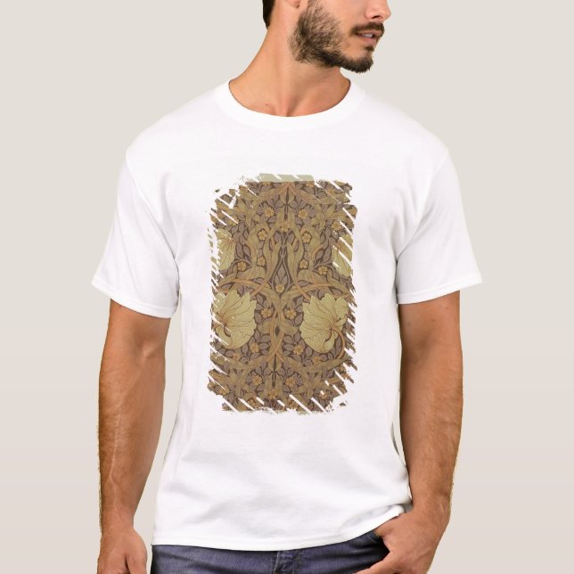 T-shirt Conception de papier peint de "mouron", 1876 (Devant)