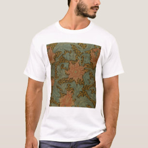 T-shirt Conception de papier peint "de tige simple"