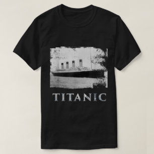 T-shirt Conception de paquebot océanique Titanic vintage