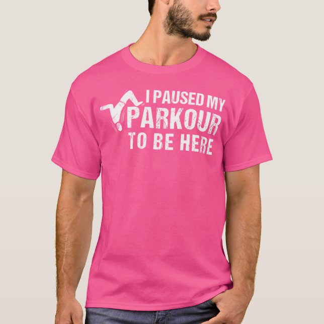 T-shirt Conception de Parkour Freerunning pour hommes et f (Devant)