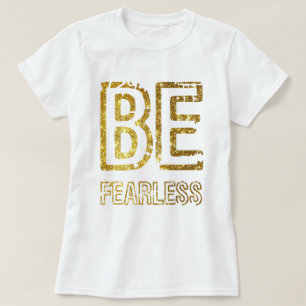 T-SHIRT CONCEPTION DE PARTIES SCINTILLANT D'OR - N'AYEZ PA