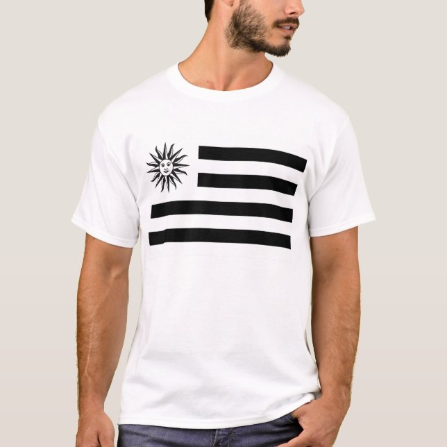 T-SHIRT CONCEPTION DE PATRIOT NOIR ET BLANC LIBERTÉ (Devant)