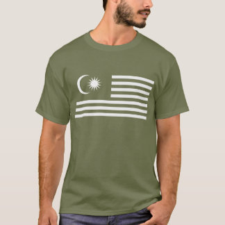T-SHIRT CONCEPTION DE PATRIOT NOIR ET BLANC LIBERTÉ