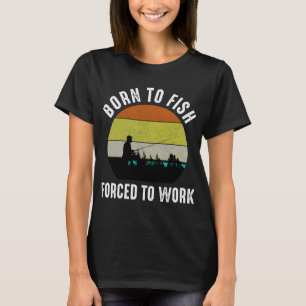 T-shirt conception de pêche, dicton drôle