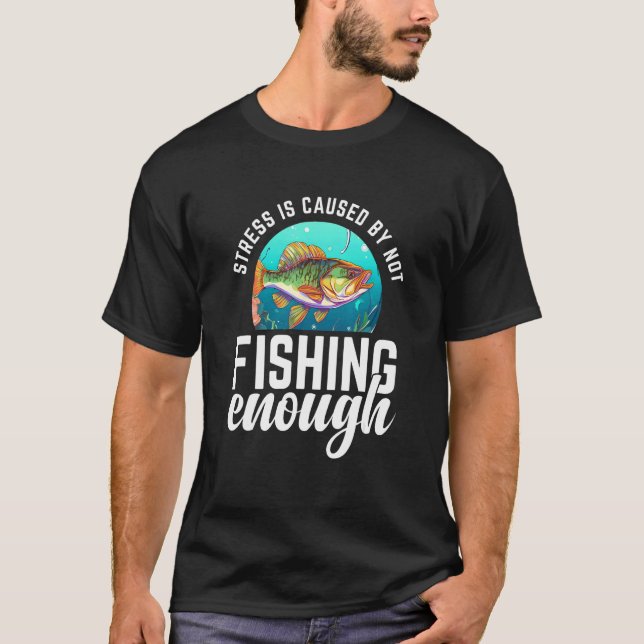 T-shirt Conception de pêche drôle amateurs de pêche à la m (Devant)