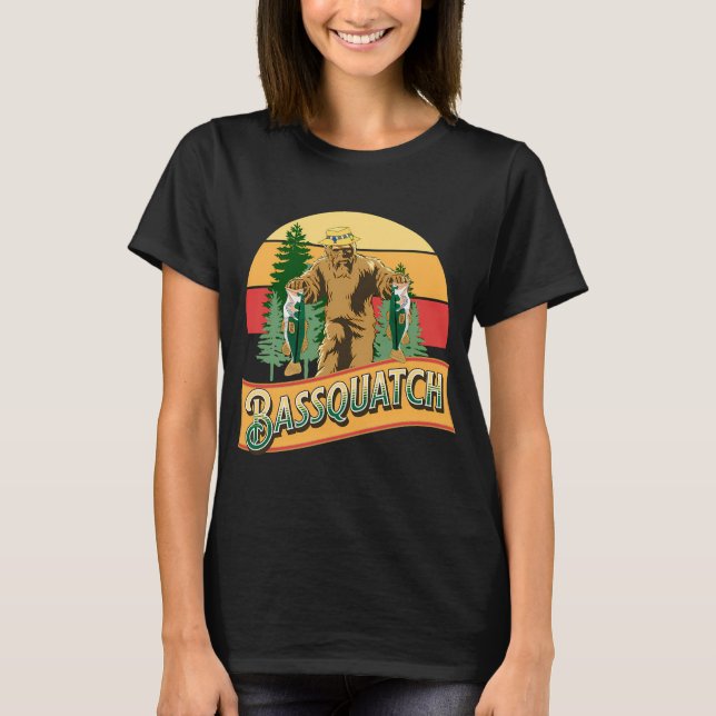 T-SHIRT CONCEPTION DE PÊCHEUR DE PIRANHA (Devant)