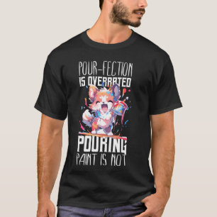 T-shirt Conception de peinture acrylique pour peintre d'ar