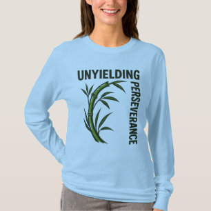 T-shirt Conception de persévérance inflexible
