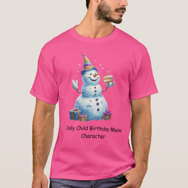 T-shirt Conception de personnage principal pour l'annivers (Devant)