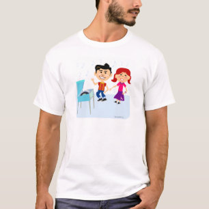 T-shirt Conception de personnages de dessin pour enfants d