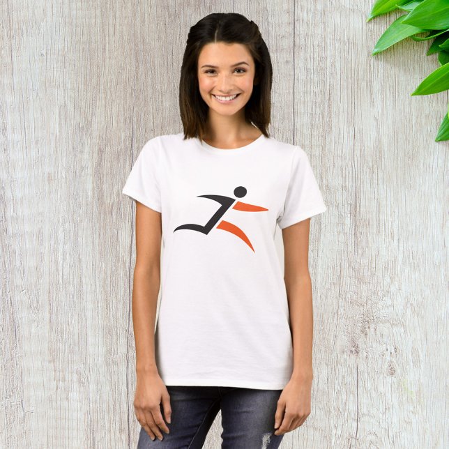 T-shirt Conception de personne en train de courir (Créateur téléchargé)