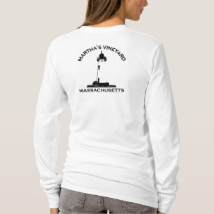 T-shirt Conception de "phare" de Martha's Vineyard