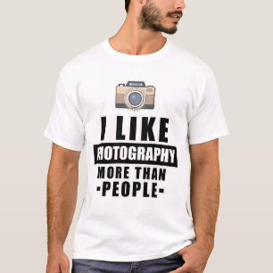 T-shirt Conception de photographie amusante