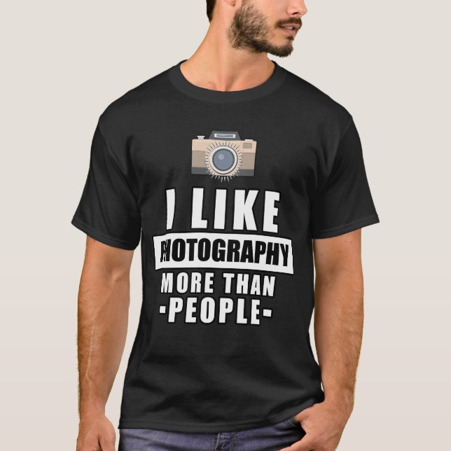 T-shirt Conception de photographie drôle (Devant)