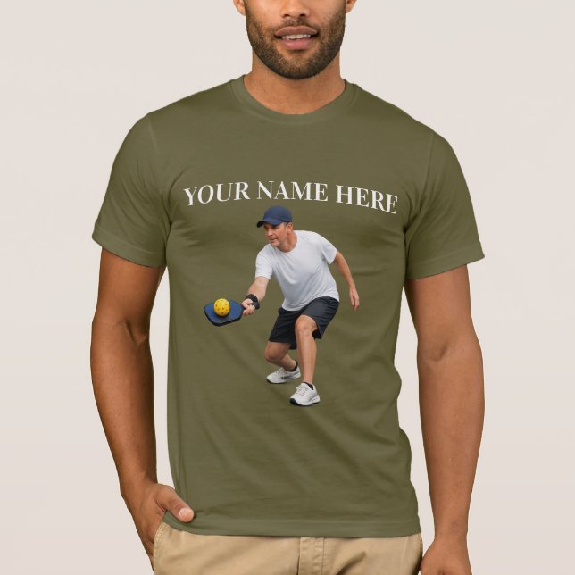 T-shirt Conception de pickleball personnalisée (Devant)