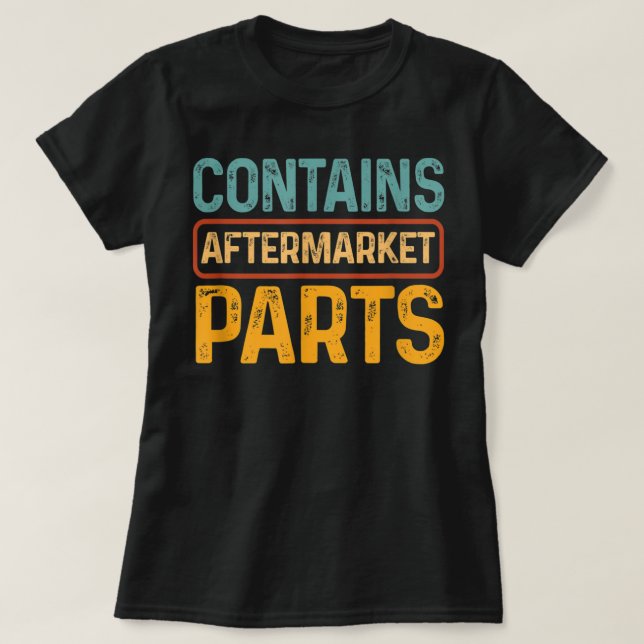 T-shirt Conception de pièces après-vente bionique - genou  (Design devant)