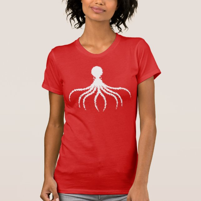 T-shirt Conception de pieuvre en état de détresse - Appar  (Devant)