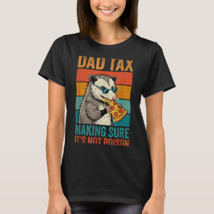 T-shirt Conception de pizza de papa drôle oppossum taxe Pa