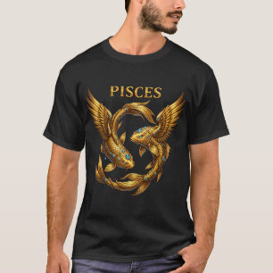 T-shirt Conception de poisson ailé du zodiaque Poissons do