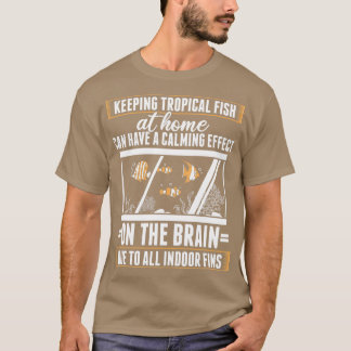 T-shirt Conception De Poisson Magnifique Citation Effet Ca