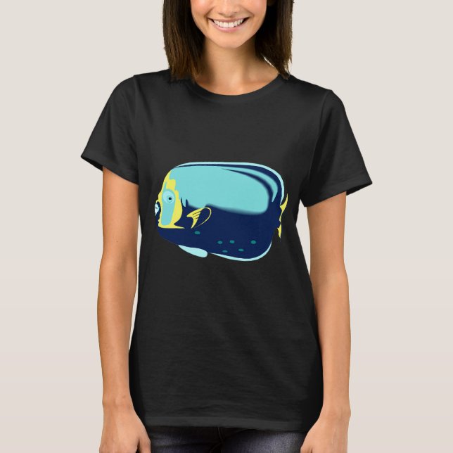 T-shirt Conception de poissons tropicaux (Devant)