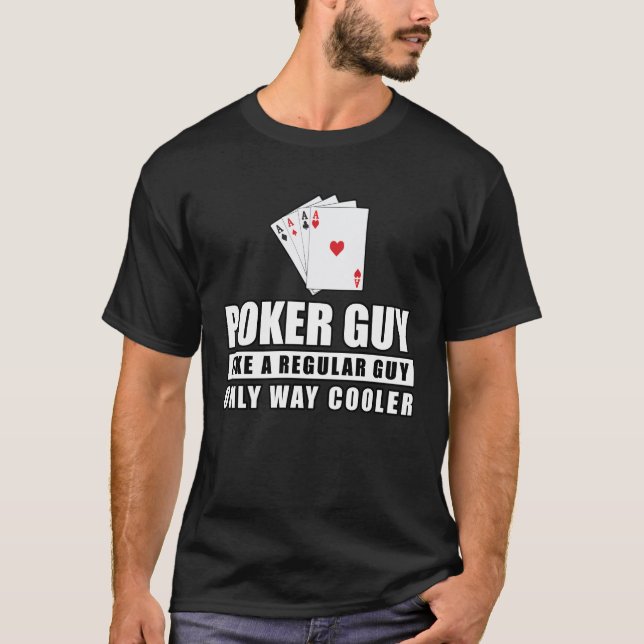 T-shirt Conception de poker drôle (Devant)