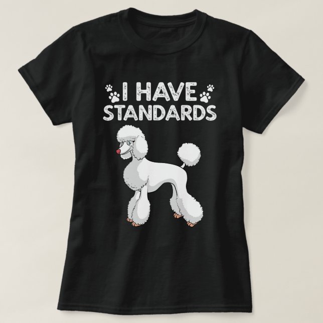 T-shirt Conception De Poodle Cute Pour Hommes Femmes Poodl (Design devant)