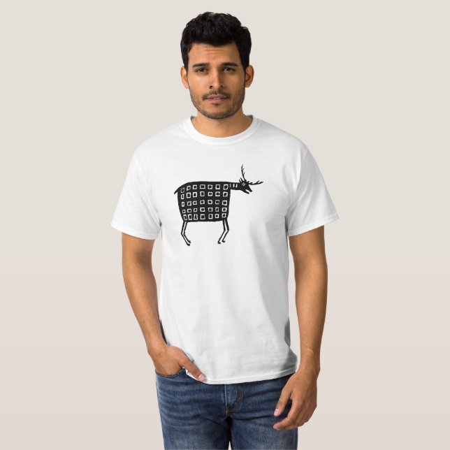 T-shirt Conception de poterie Mimbres (Devant entier)