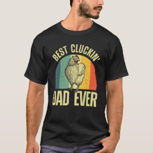 T-shirt Conception de poulet drôle pour papa hommes éleveu