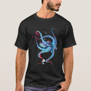 T-shirt Conception de poulpe Calmar